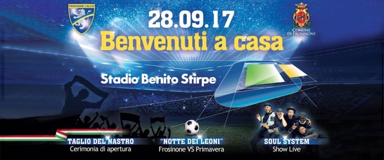 Inaugurazione Stadio Benito Stirpe Frosinone Calcio